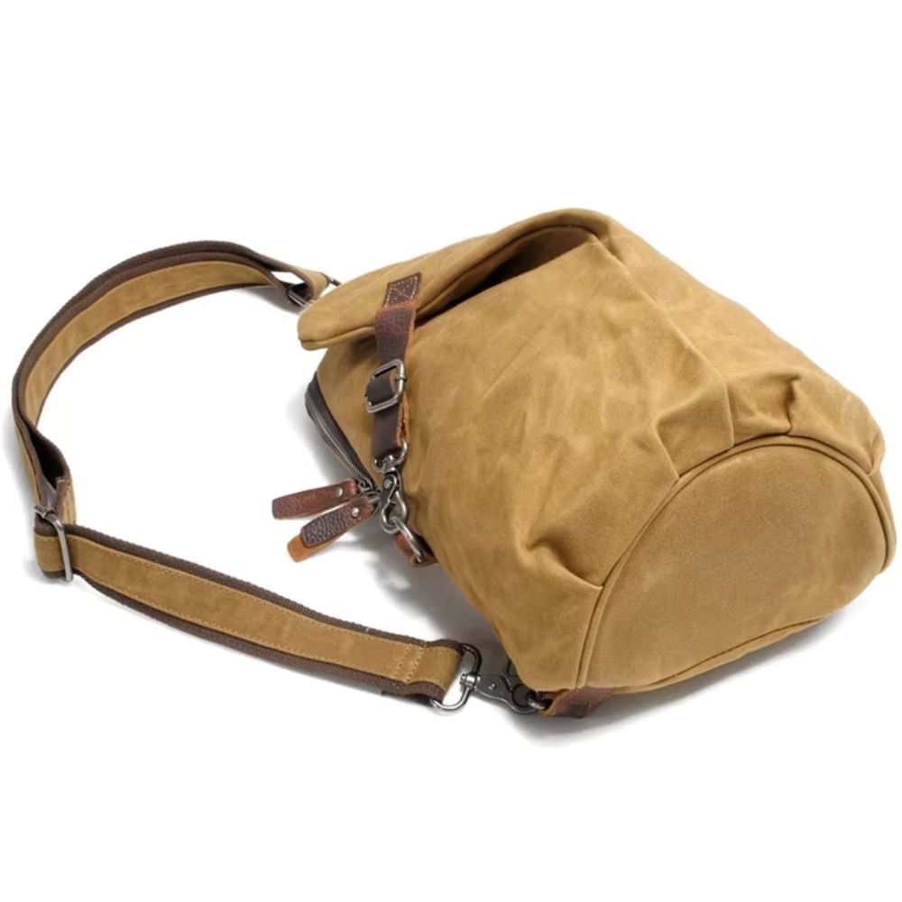 Genesis | Men's Vintage Waxed Canvas Men's Crossbody Bag
