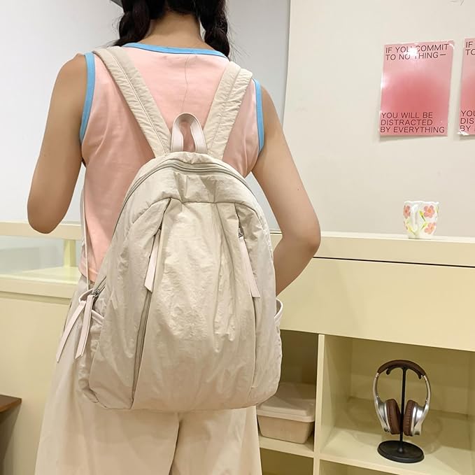 Emily | Women's Lightweight Nylon Travel Backpack