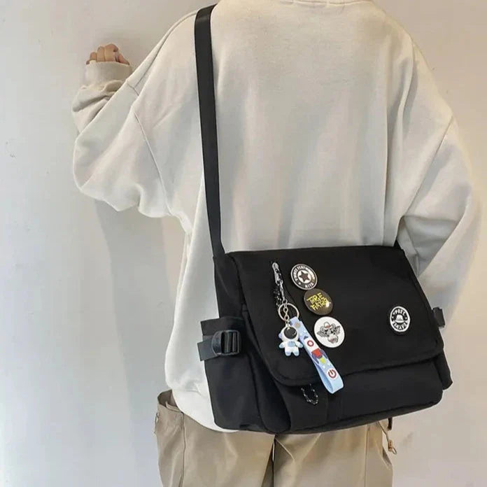 Noah | Trendy Nylon Lightweight Crossbody Messenger Bag
