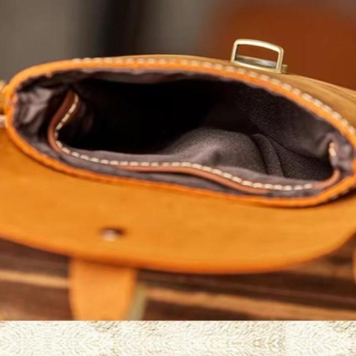 Henry | Men's Vintage Leather Mini Crossbody Sling Bag