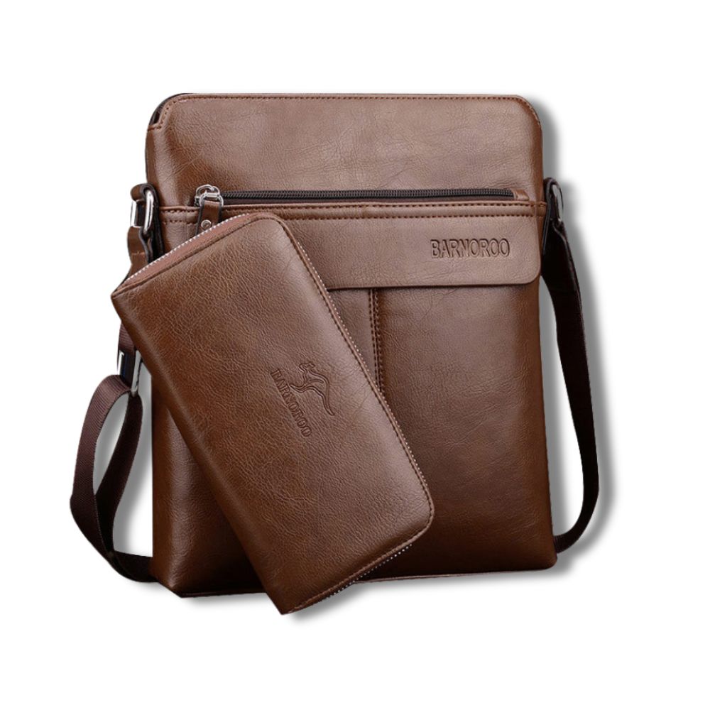 Maverick | Men's Classic Anti-Theft Leather Crossbody Bag