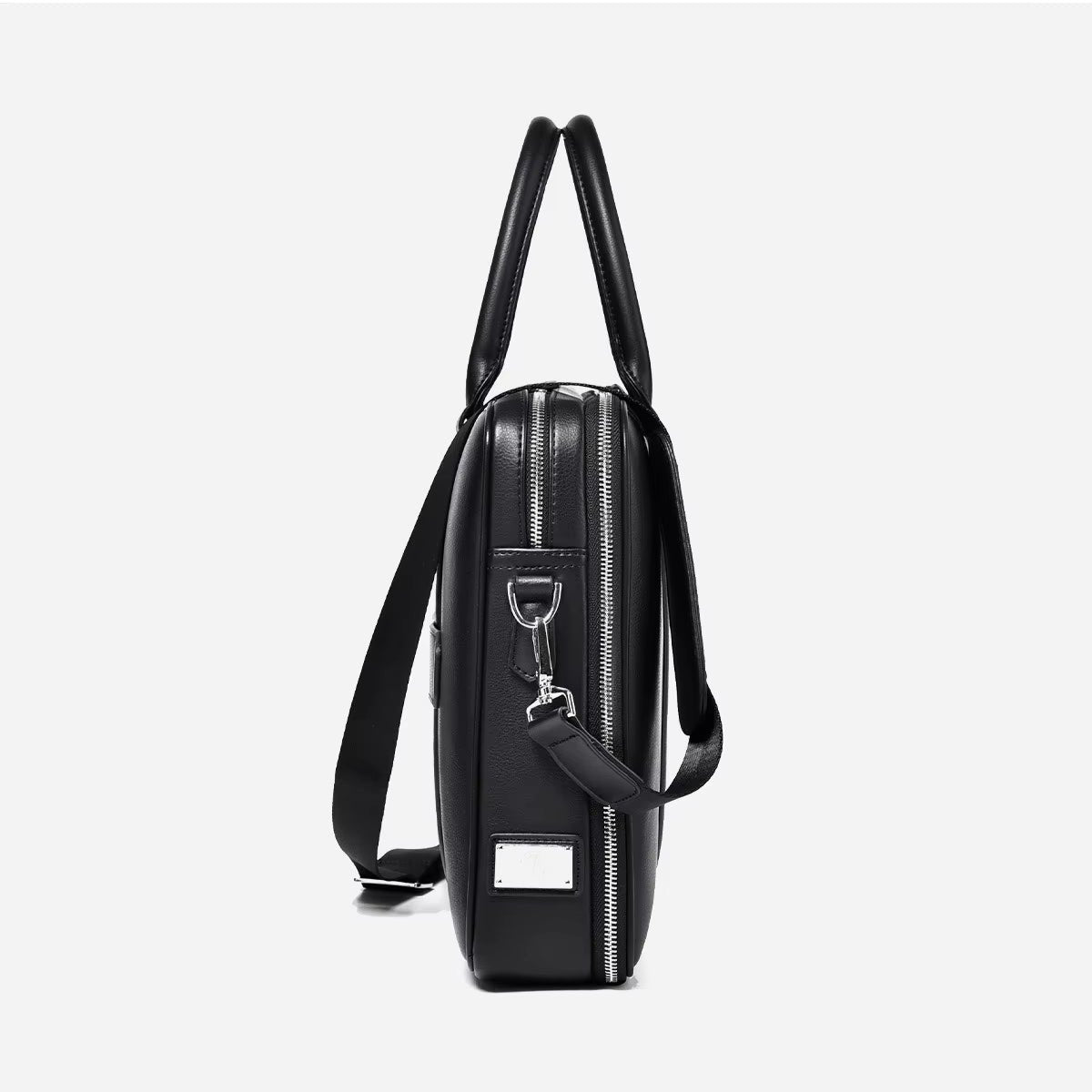 Manhattan | Leather Business Laptop Briefcase Crossbody Handbag