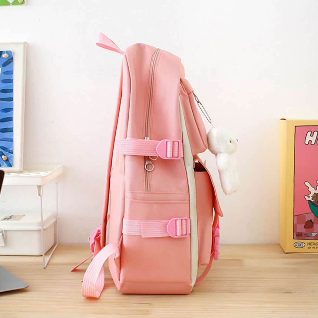 Emma | 4pc Large Capacity Kids School Backpack Set