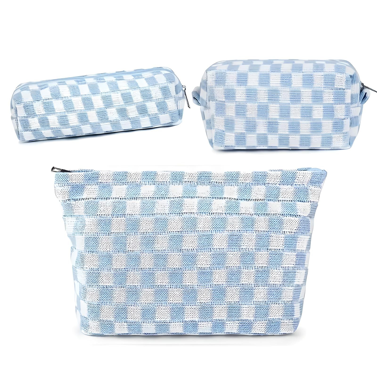 Jessica | Women's Travel 3-Piece Cosmetic Makeup Bag Set