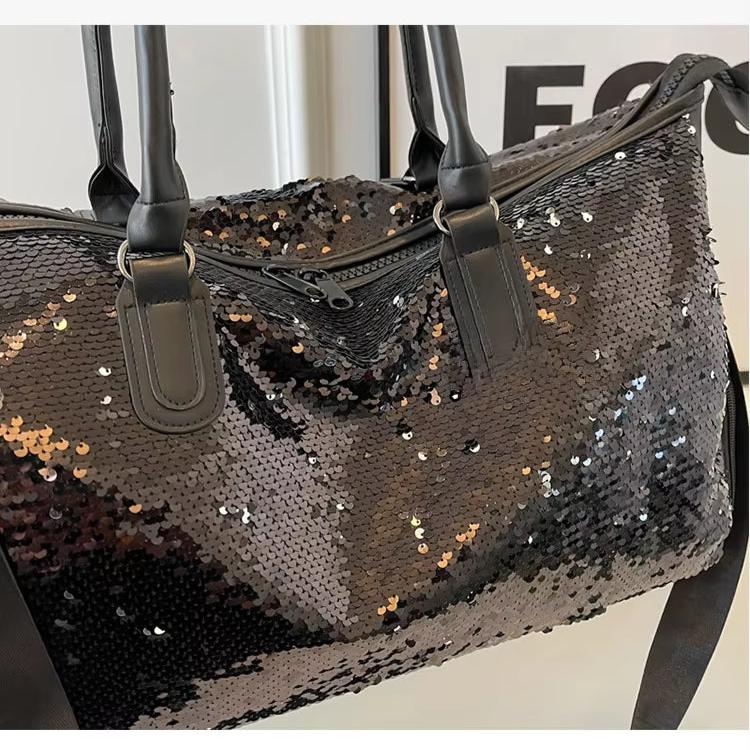 Scarlett | Large Capacity Sequin Overnight Travel Duffle Bag