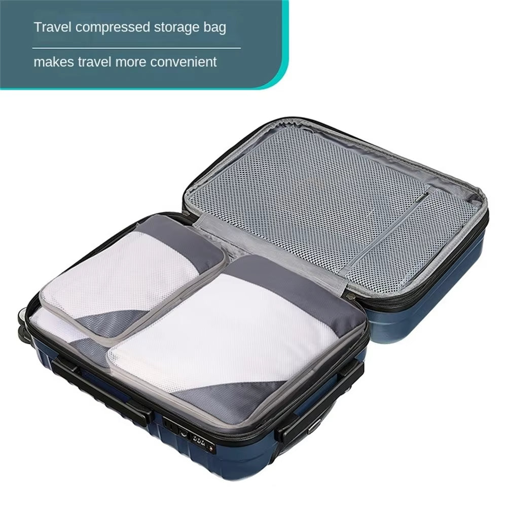 Sophia | 3-Piece Set Expandable Compression Packing Cubes for Travel & Luggage Organisation