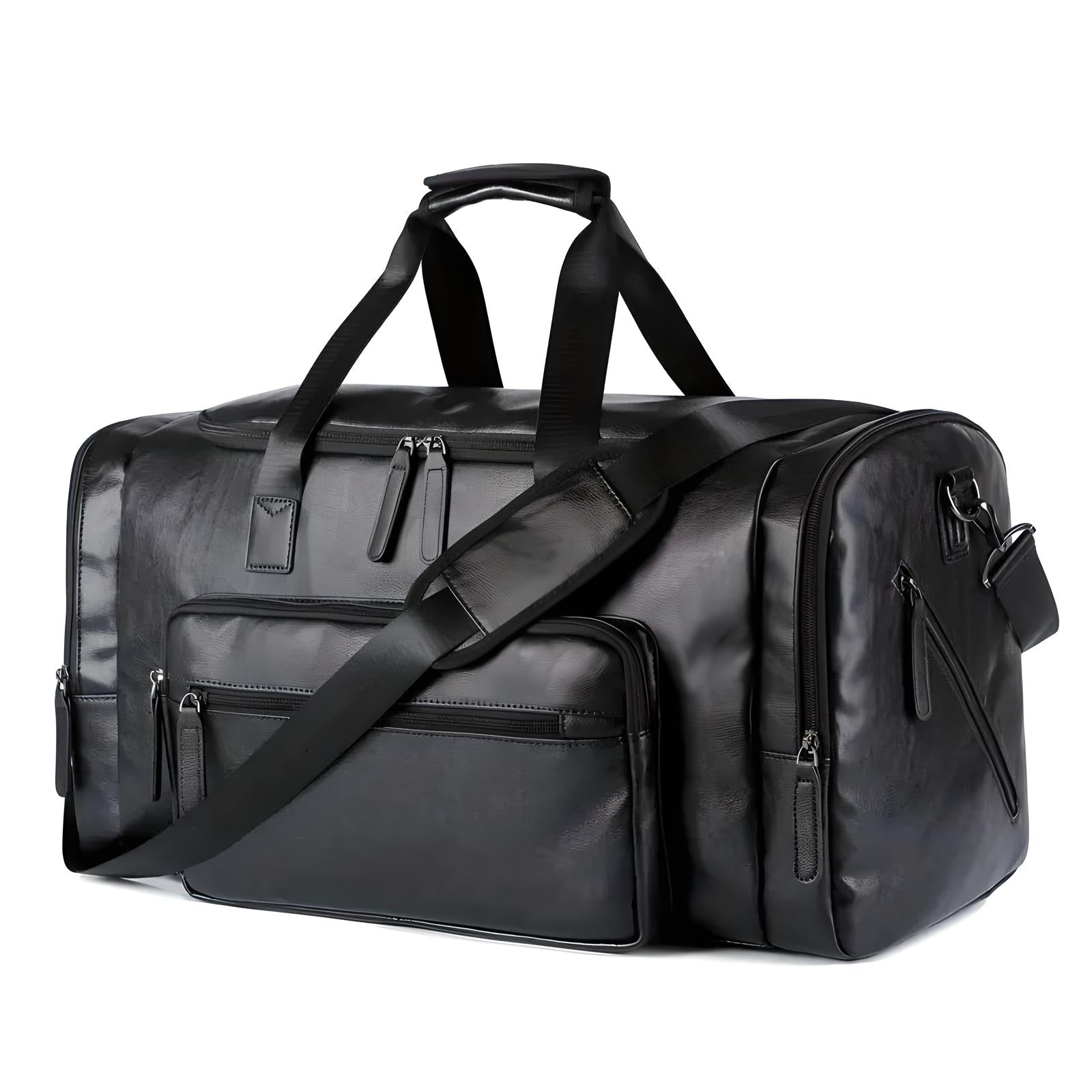 Classy Mens Leather Duffle Bag