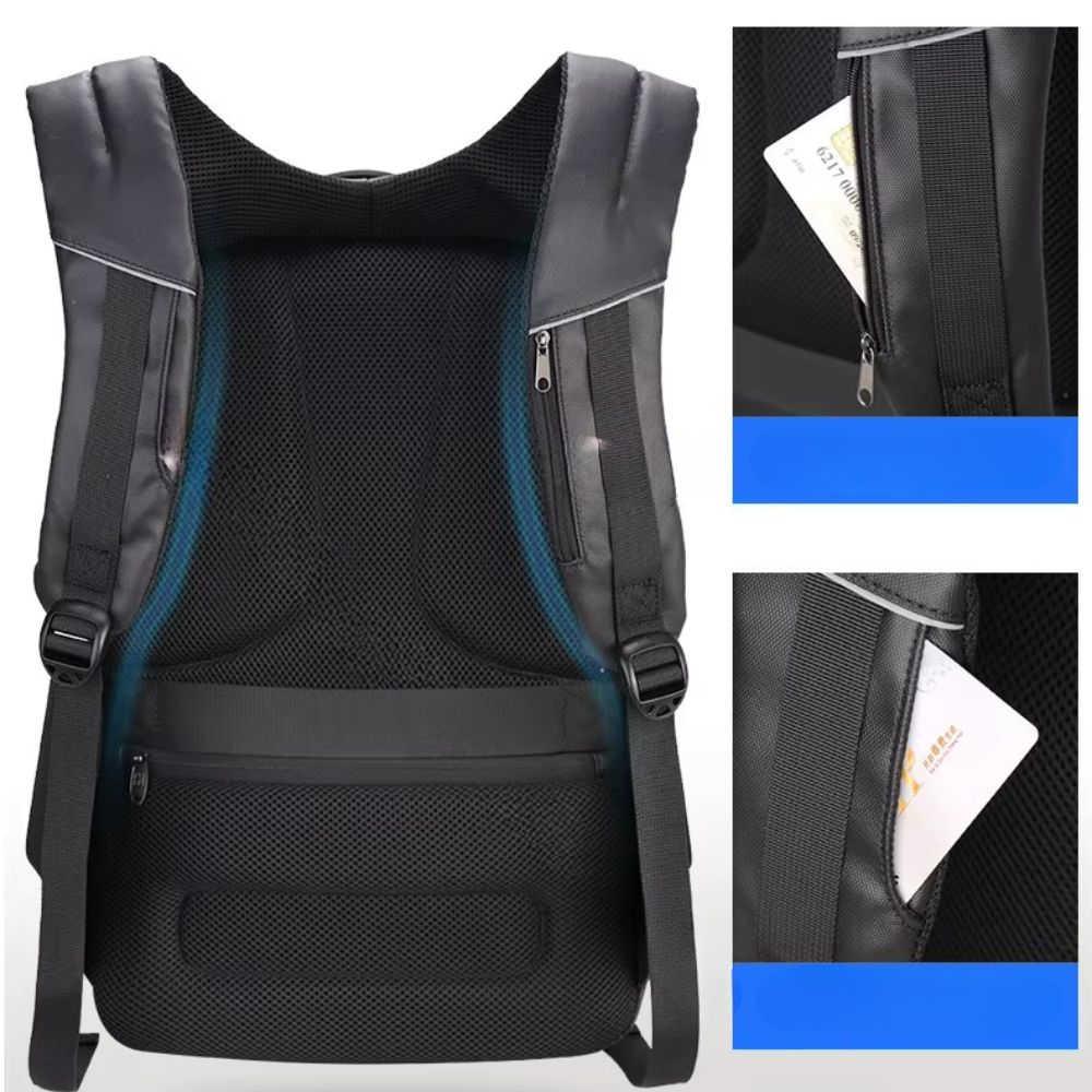 Men's Anti-Theft Waterproof Travel Laptop Backpack