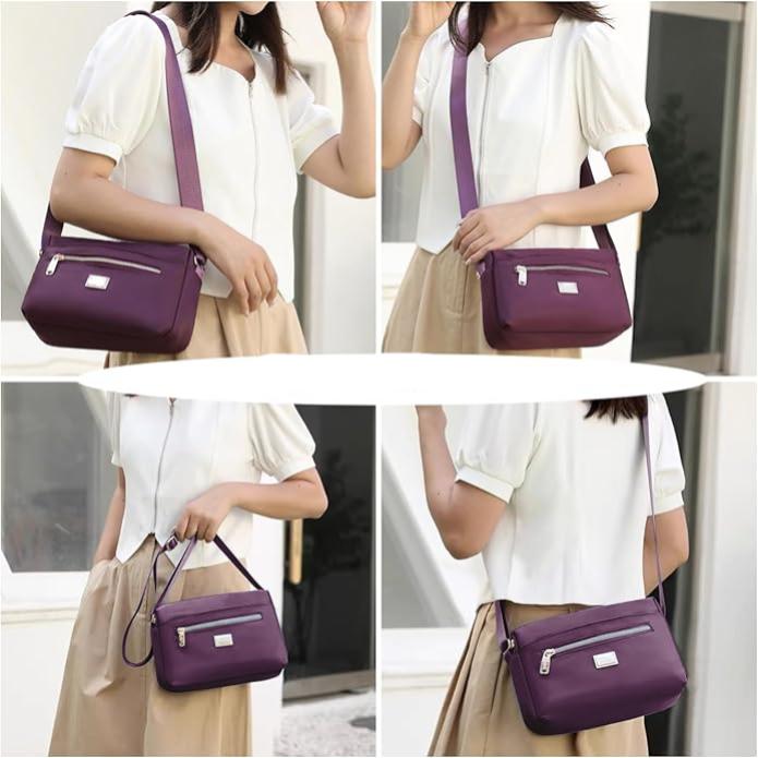 Lily | Women's Nylon Waterproof Crossbody Messenger Bag