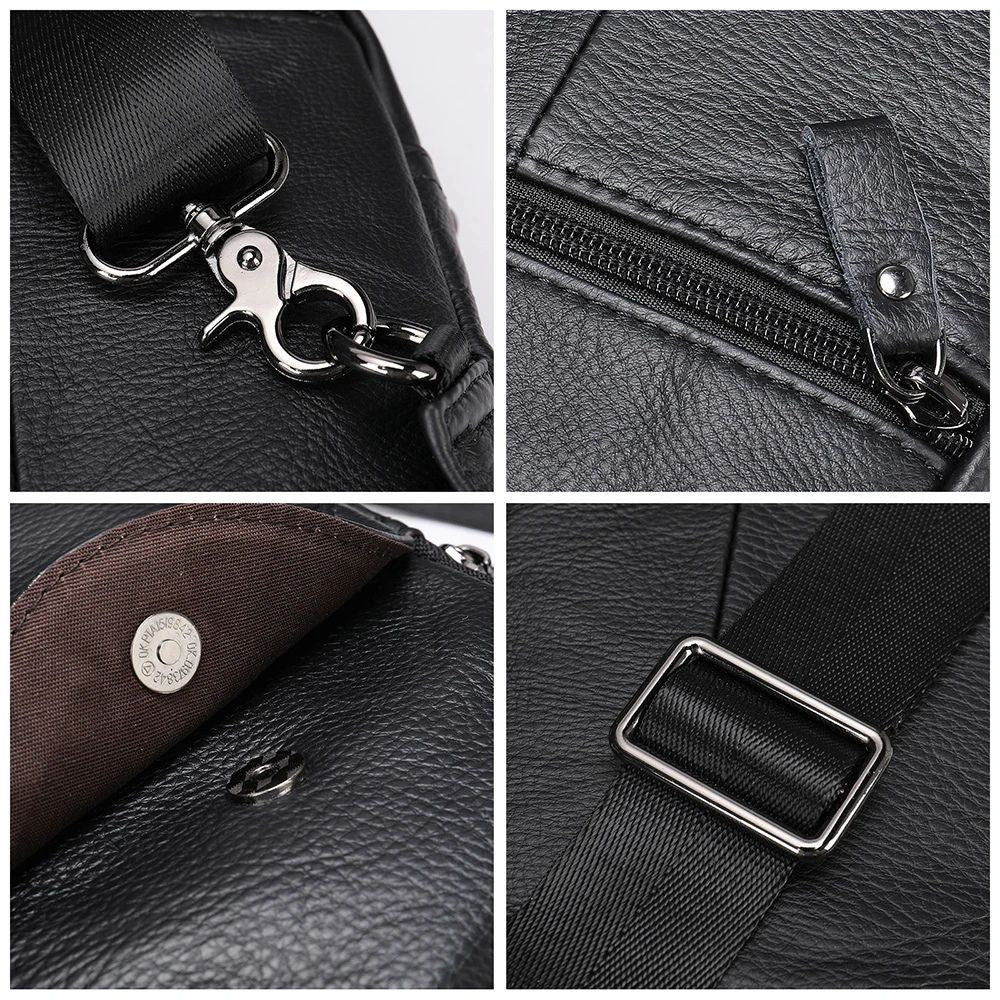 Stevie | Men's Leather Travel Crossbody Bag