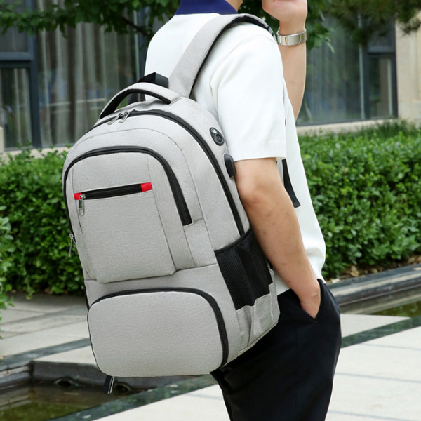 Waterproof Laptop Backpack with USB Spacious Multi Compartment