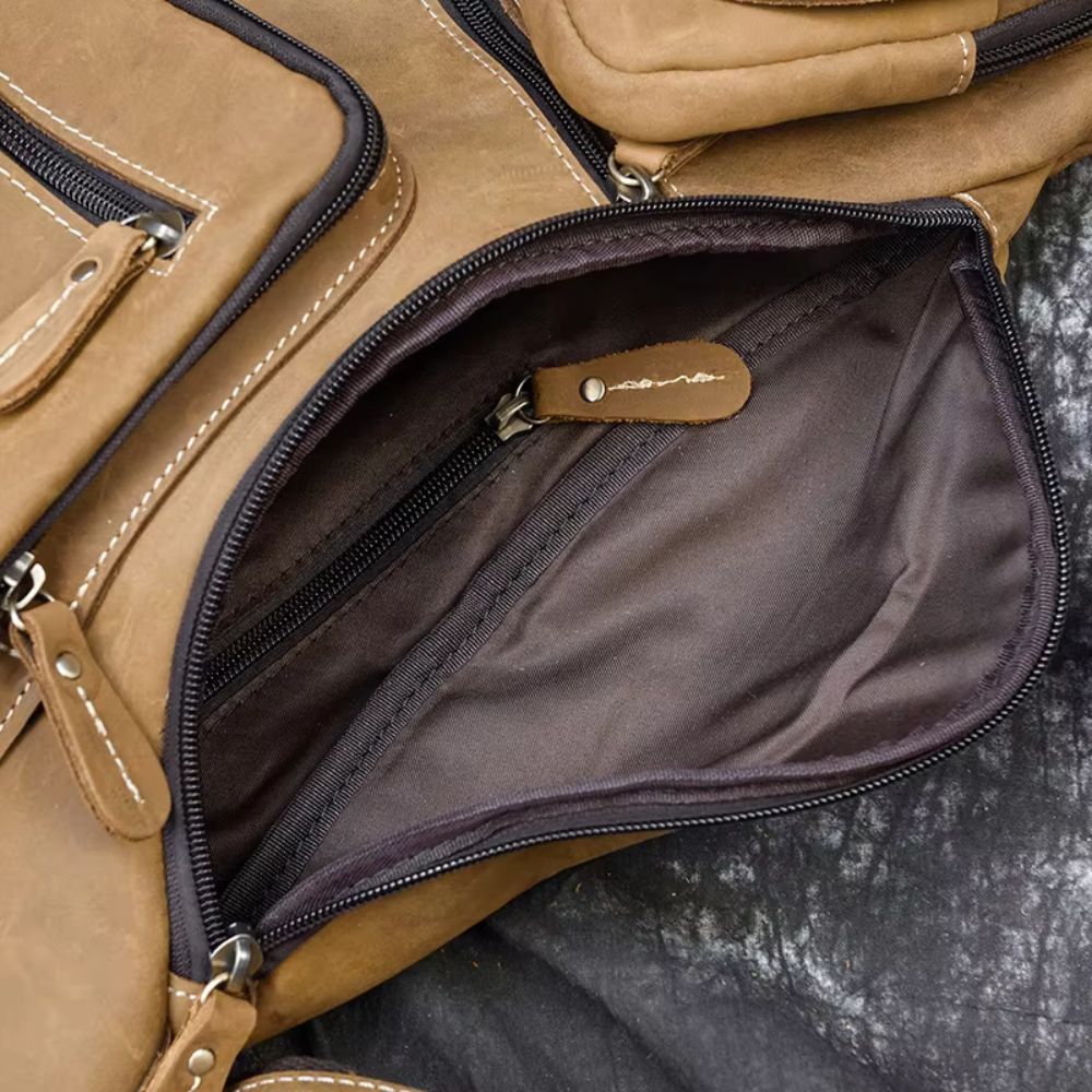 Theo | Men's Leather Travel Crossbody Bag