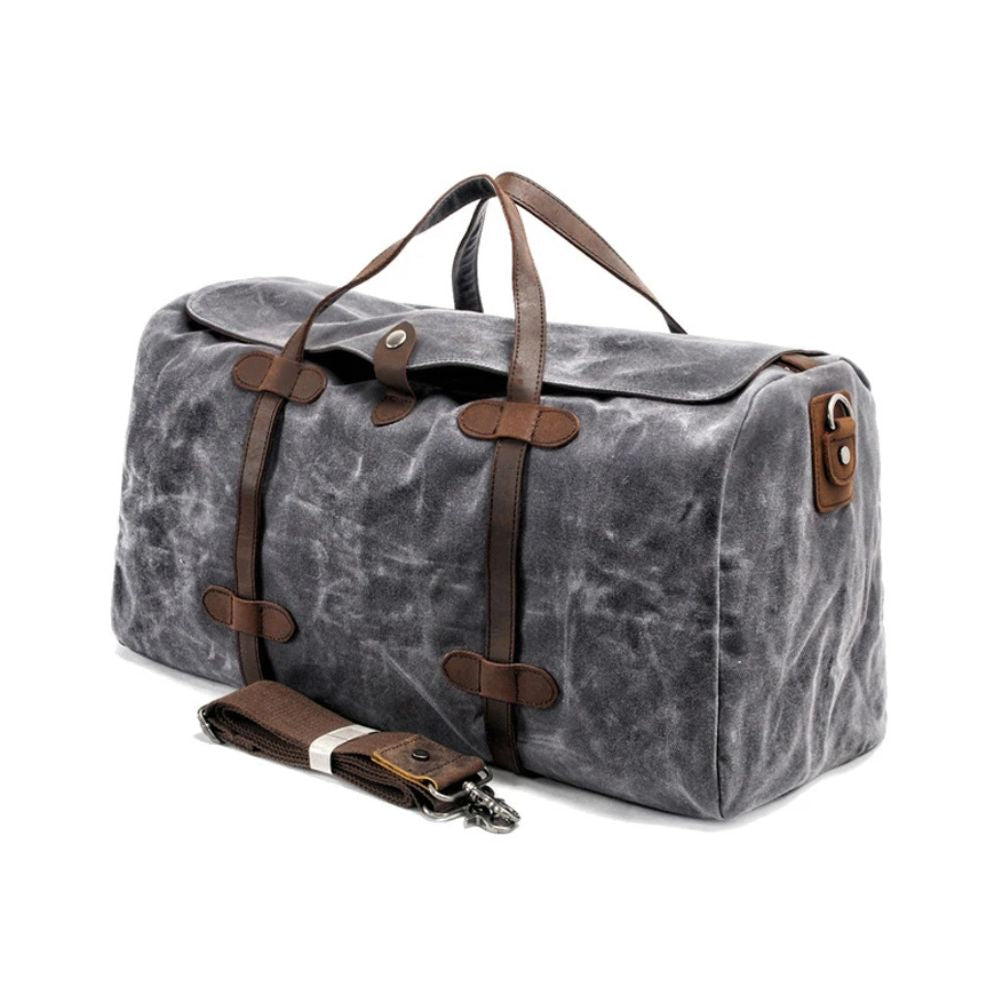 Henry | Waxed Waterproof Canvas Large Travel Garment Sports Duffle Bag