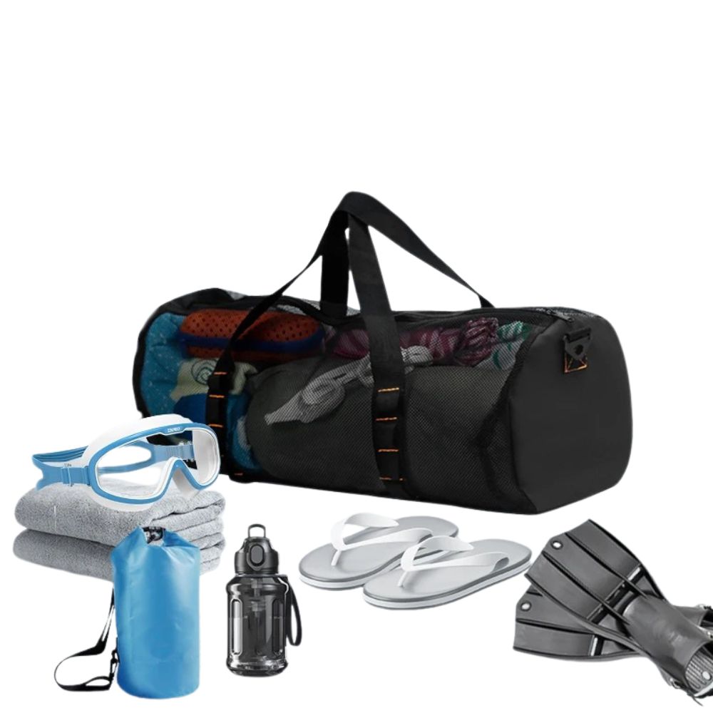 Jovie | Lightweight Mesh Outdoor Gym Duffle Bag