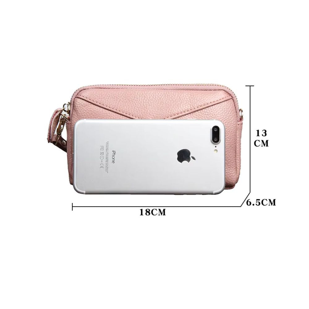 Lena | Genuine Leather Coin Purse Travel Wallet