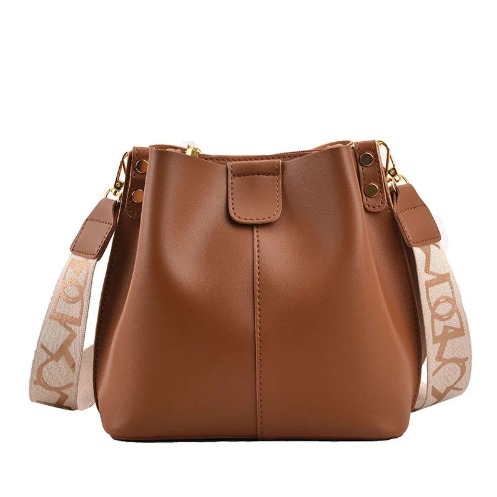 Isla | PU Leather Women's Crossbody Bucket Bag