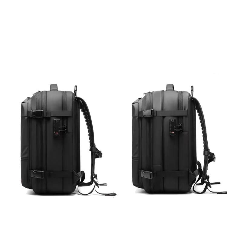 Max | Men's Expandable Vacuum Compression Large Travel Laptop Backpack