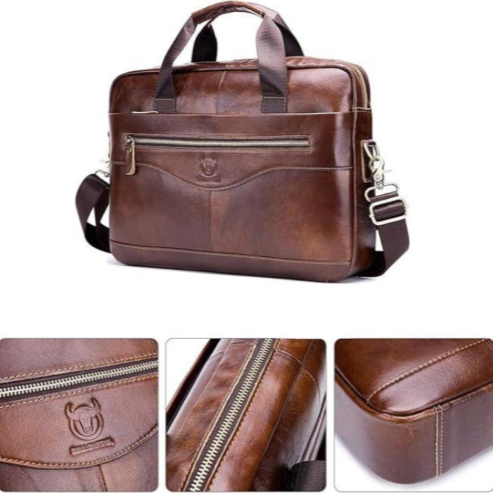 Elliot | Men's Genuine Leather Large Messenger Laptop Bag