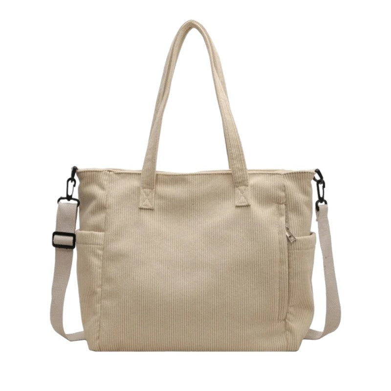 Women's Corduroy Crossbody Travel Bag