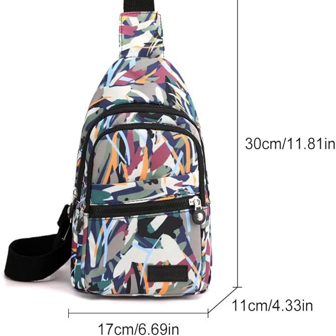 Nina | Women's Waterproof Nylon Crossbody Sling Bag