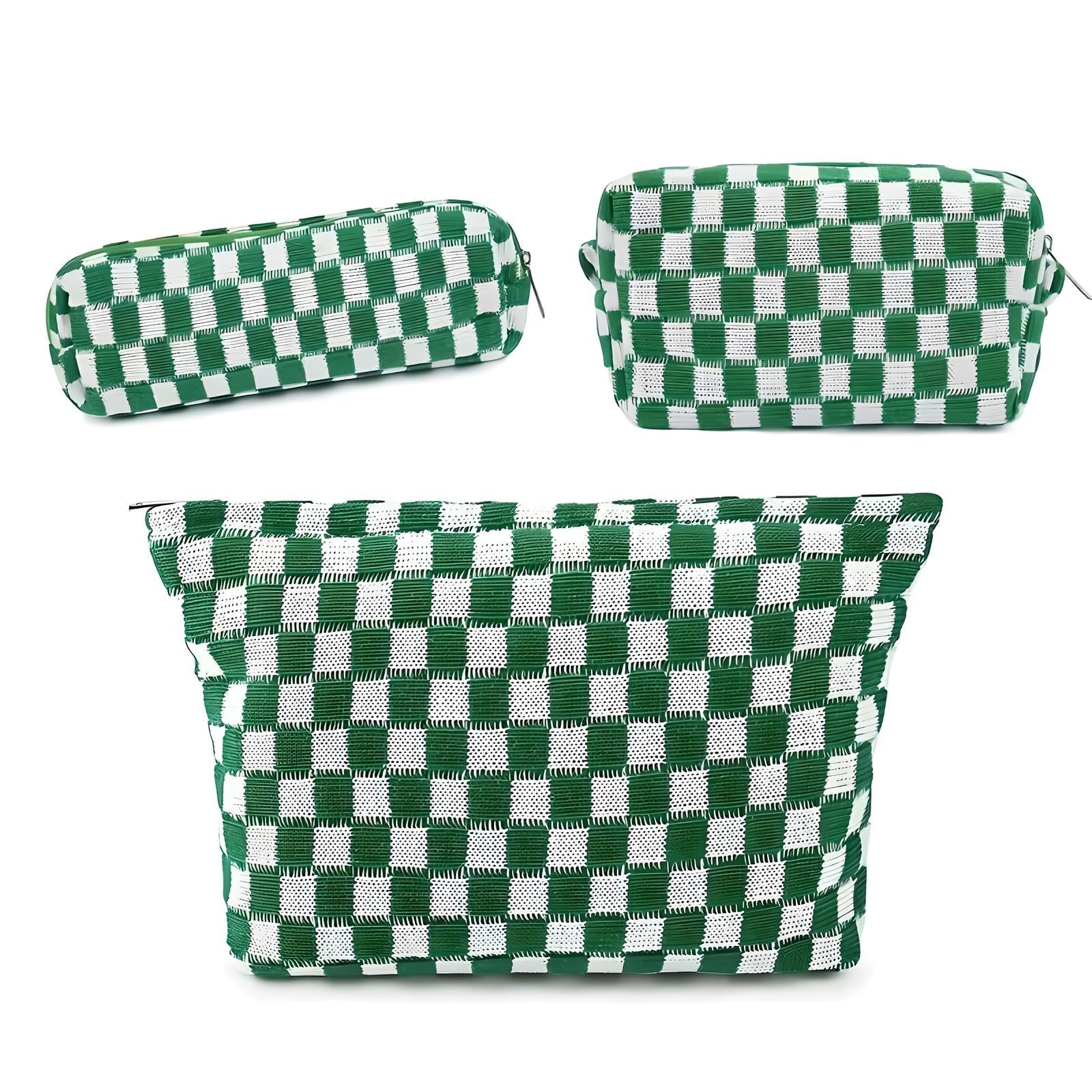 Jessica | Women's Travel 3-Piece Cosmetic Makeup Bag Set