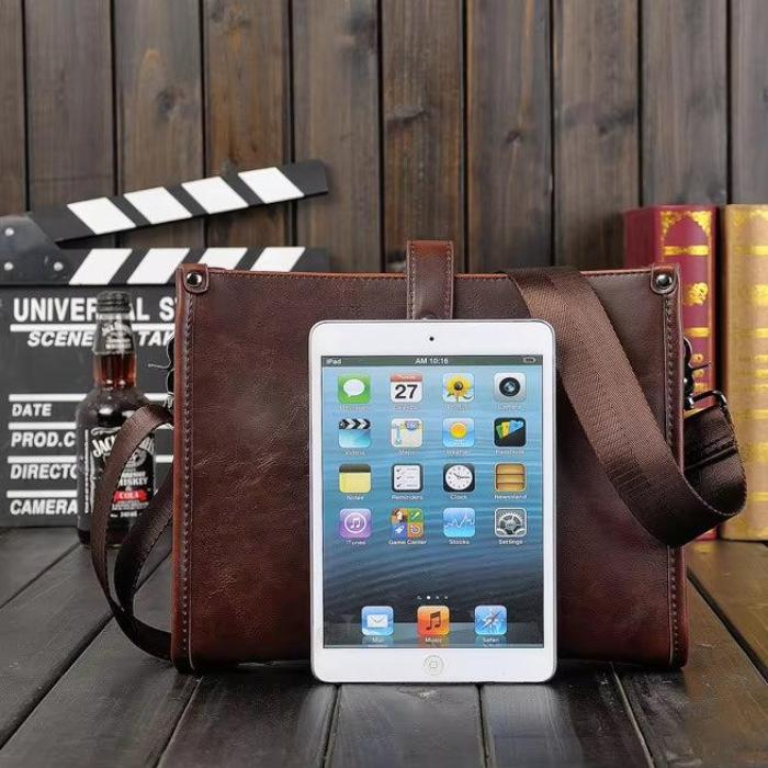Elijah | Men's Retro Business Crossbody Sling Leather Bag
