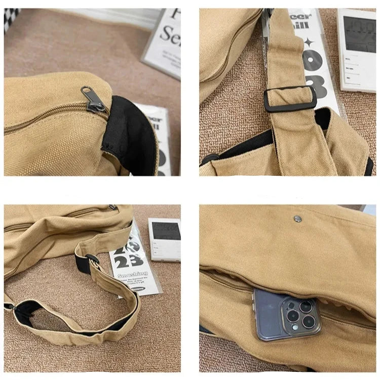 Matt | Men's Trendy Sport Canvas Crossbody Messenger Sling Bag