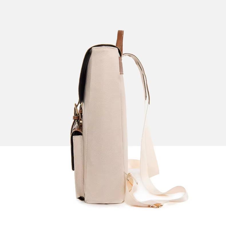 Evelyn | Women's Vintage Buckle Flap Travel Laptop Backpack