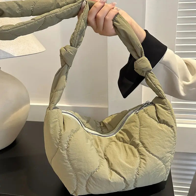 Piper | Women's Quilted Puffer Crossbody Messenger Handbag