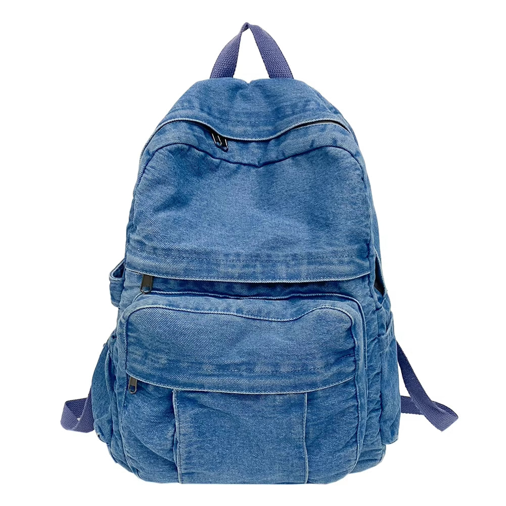 Marla | Women's Large Capacity Vintage Denim Backpack