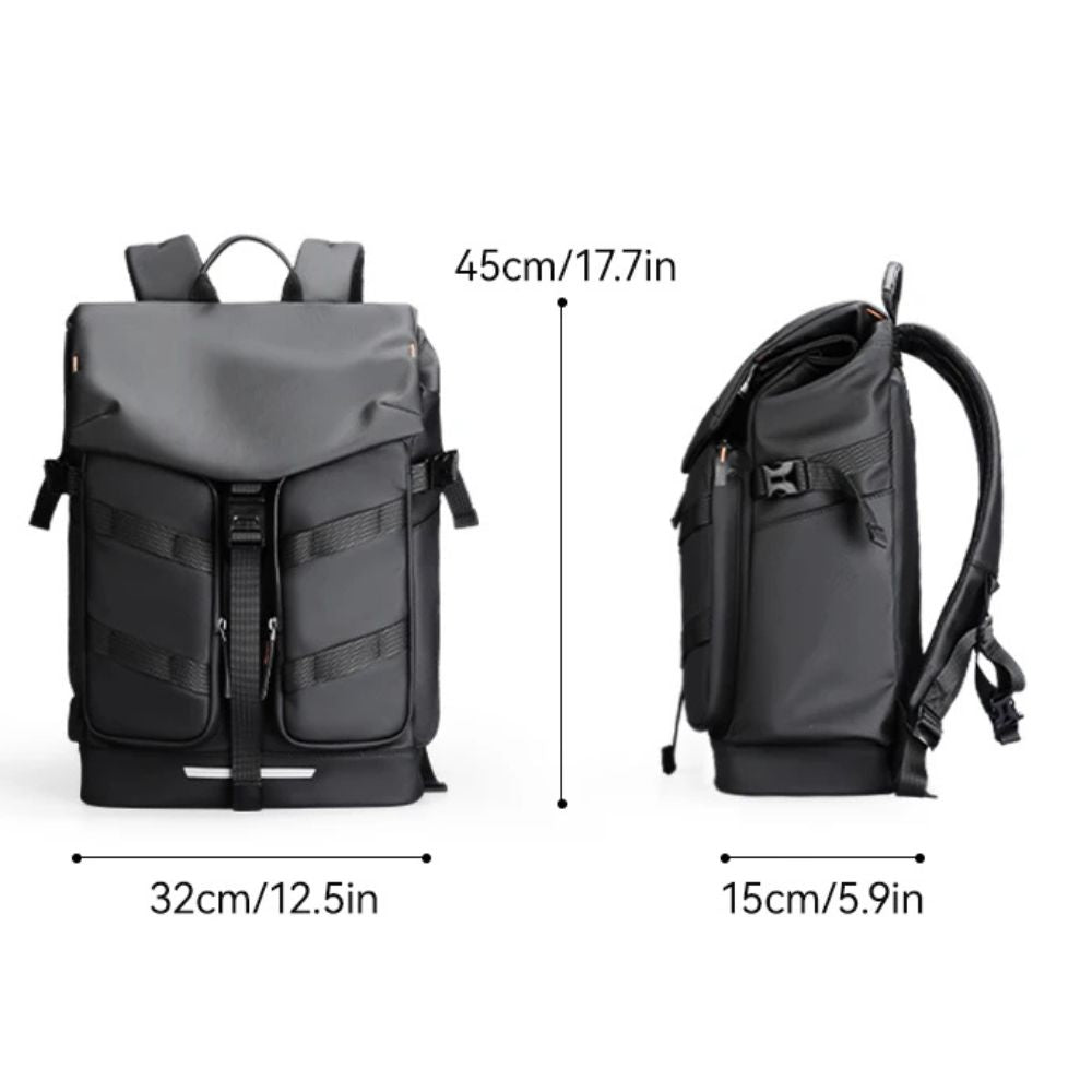 Haisley | Large Expandable Waterproof  Men's Travel Laptop Backpack
