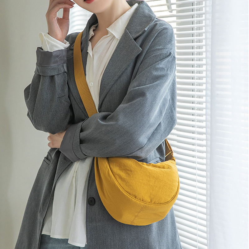 Women's Shoulder Bag Sleek Lightweight Curved Shape