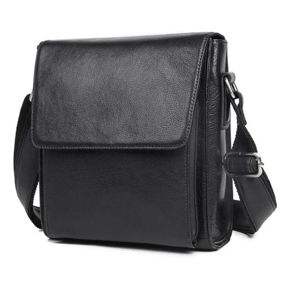Jacob | Men's Leather Crossbody Messenger Bag