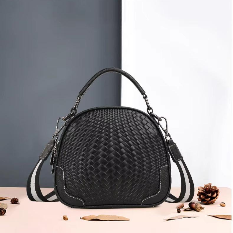 Lara | Women's Chic Genuine Leather Round Crossbody Sling Handbag