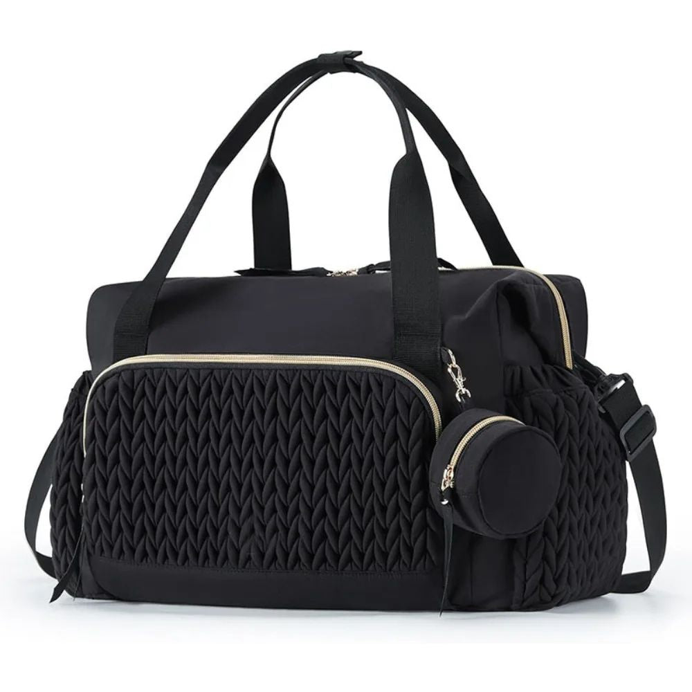 Carter | Men's Large Nylon Gym Travel Duffle Bag with Waterproof Pad