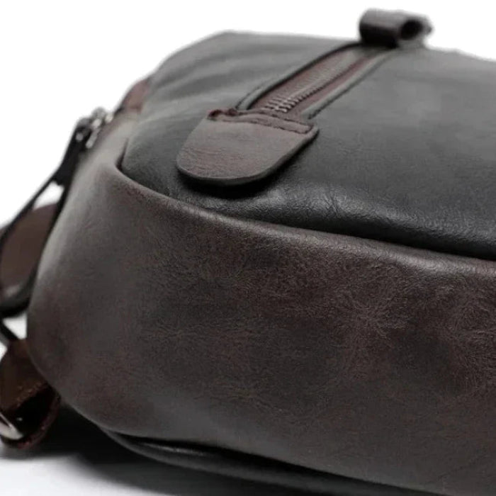 Men's Vintage Leather Crossbody Bag
