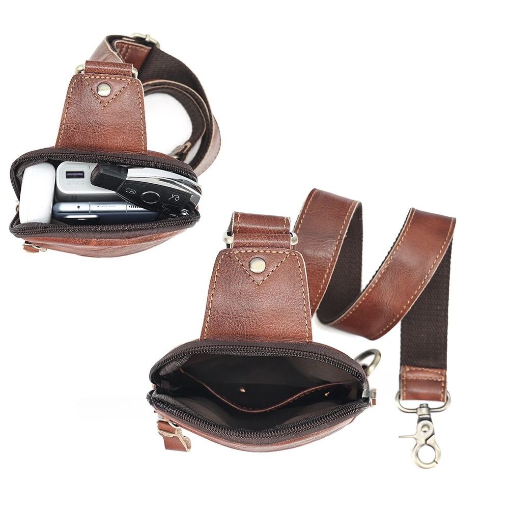 Remington | Men's Leather Travel Crossbody Bag