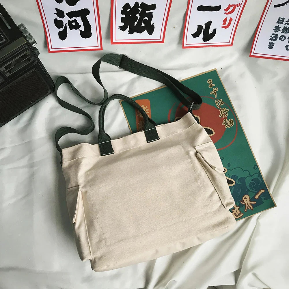Sophia | Women's Simple Canvas Crossbody Messenger Sling Bag
