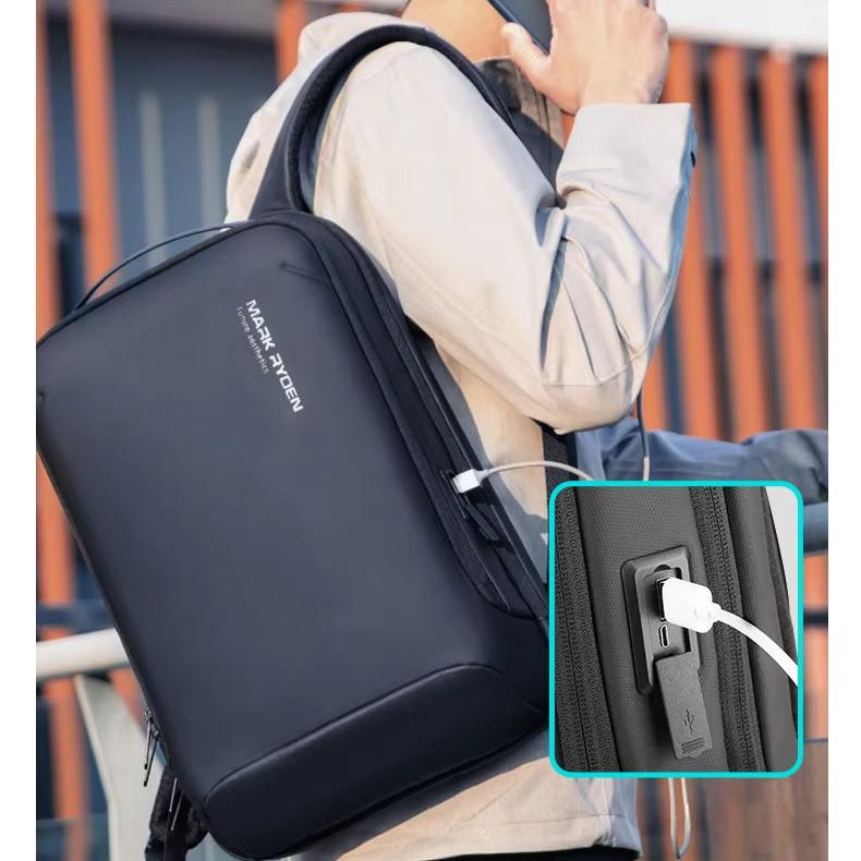 Henry | Men's Large Slim Travel Business Laptop Backpack
