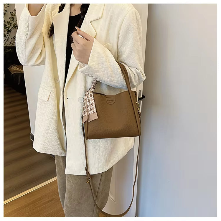 Taylor | Women's Chic Lychee Texture Crossbody Handbag