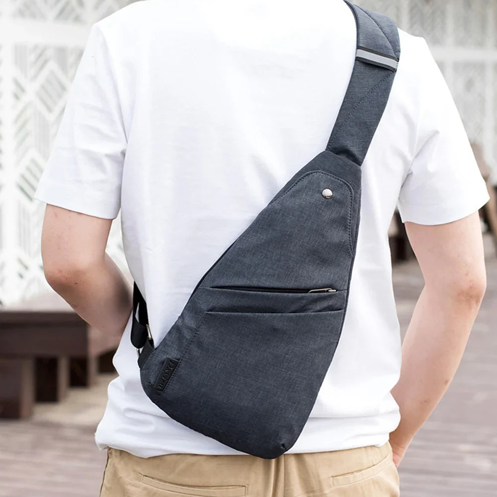 Men's Anti-Theft Crossbody Sling Chest Bag