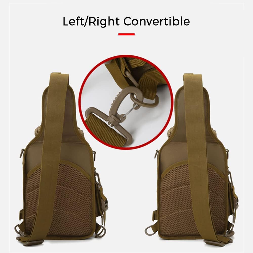 Compact Fishing Sling Bag with Organised Gear Compartments