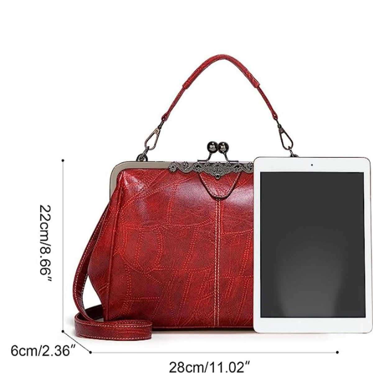 Luna | Women's Timeless Kiss-Lock Crossbody