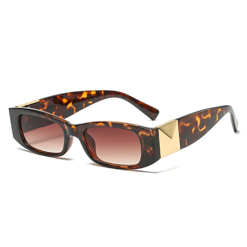 Vintage Small Frame Square Sunglasses Women For Men Fashion Luxury Brand Designer Trend Travel Punk Sun Glasses UV400