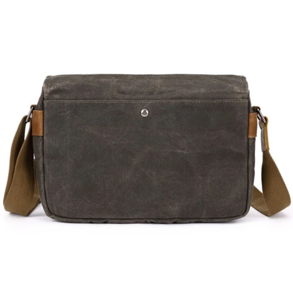 Noah | Men's Waxed Canvas Crossbody Camera Messenger Bag