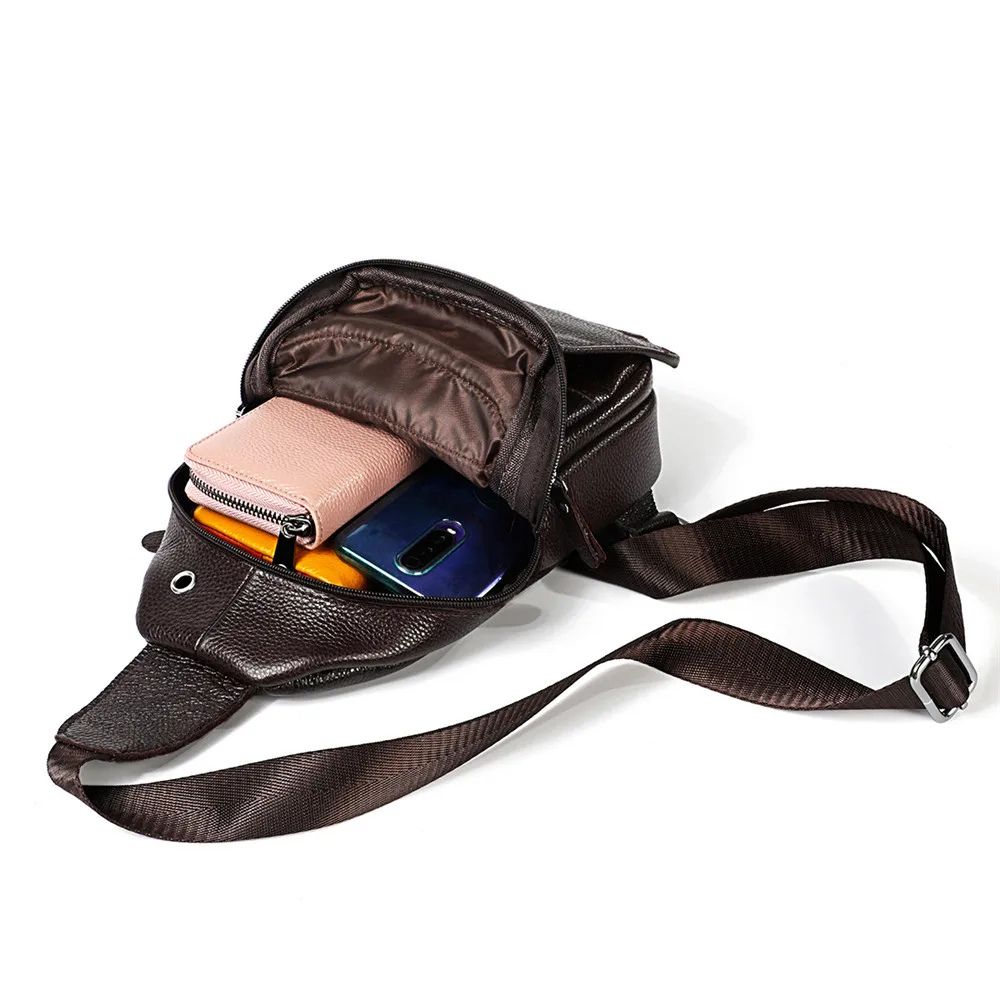 Mckenzie | Men's Leather Luxury Crossbody Travel Bag