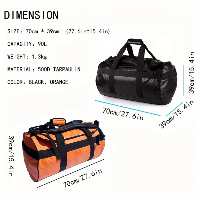 Harvey | Heavy Duty Convertible Large Travel Duffle Bag