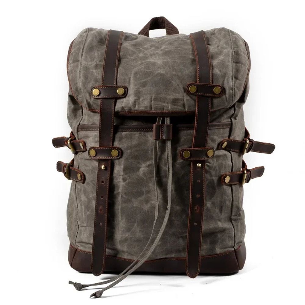 Juniper | Vintage Waxed Canvas Rucksack Travel Backpack
