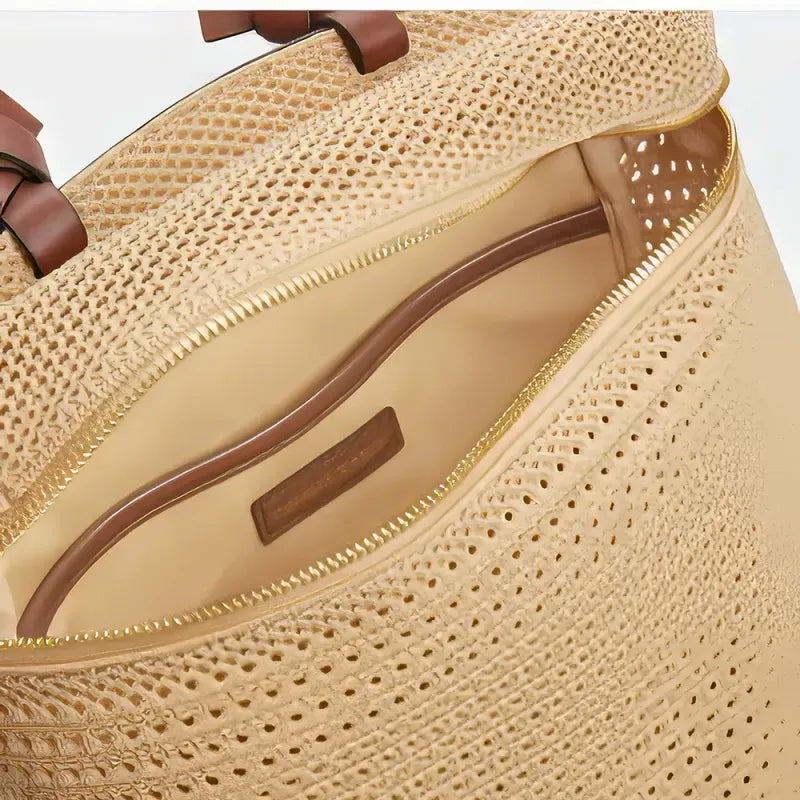 Colleen | Women's Chic Woven Backpack