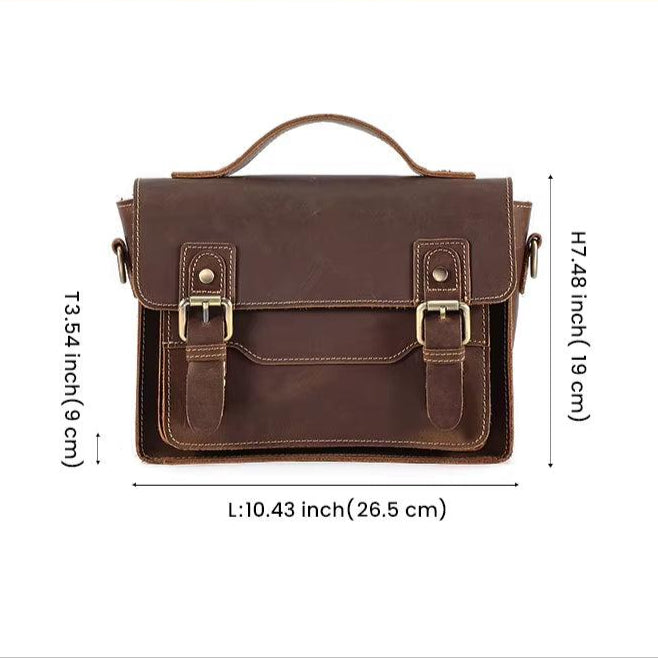 Jameson | Men's Casual Leather Crossbody Messenger Satchel Bag